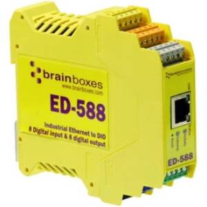Brainboxes ED-588 Ethernet 8 Digital Inputs + 8