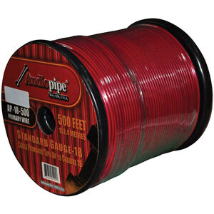 Nippon AP18500RD Remote Wire Audipipe 18ga 500' Red