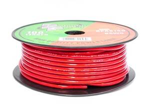 Pyramid RPR8100 Wire Pyramid 8 Ga. 100 Ft. Red Gold Series Pro Max