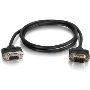 C2g 52187 15ft Cmg-rated Db9 Low Profile Null Modem M-f