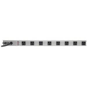 Tripp PS2408RA 8 Right Angle Outlet Bench  Cabinet Power Strip, 24 In.