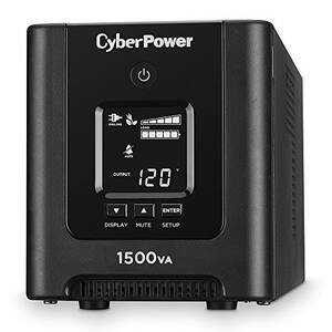 Cyberpower PDU15B10R 1050w Sine Wave Pfc Lcd Avr 5-15p Plug 8 Out 15a 