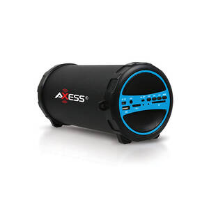 Axess SPBT1031BL Portable Bluetooth Indooroutdoor Blue With Builtin 3 