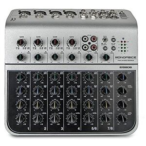 Monoprice 615808 Audio Mixer With Usb, 8-channel