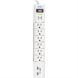 Accell D080B-025K Surge Protector D080b-025k Powergenius 6ft Rotating 