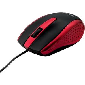 Verbatim 99742 Corded Notebook Optical Mouse - Red - Optical - Cable -