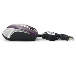 Verbatim 97253 (r)  Optical Mini Travel Mouse (purple)