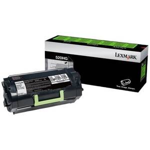 Original Lexmark 52D0H0G 52x Toner Cartridge - Black - Laser - High Yi