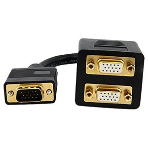 Startech VGASPL1VV 1 Foot Video Splitter Cable - 1 X 15-pin Db-15 Male