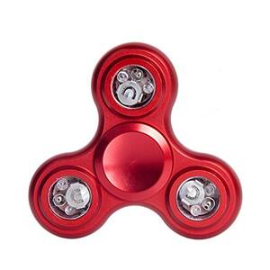 Worryfree FIDGET RED Fidget Spinner Stress Reducer