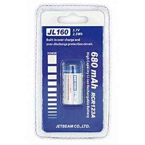 Jetbeam JL160 Rcr123a Battery