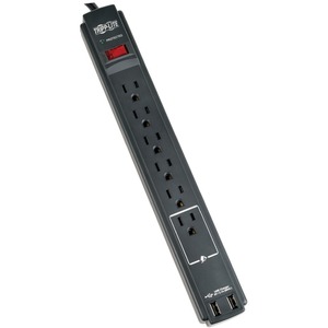 Tripp RA49104 Protect It! 6-outlet Surge Protector With 2 Usb Ports44;