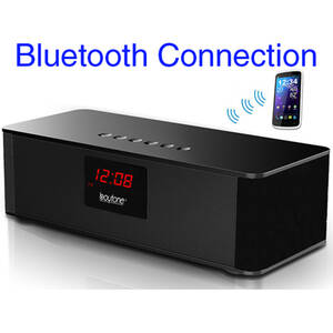 Boytone BT-87CR Bt-87cr Portable Fm Radio Alarm Clock, Wireless Blueto