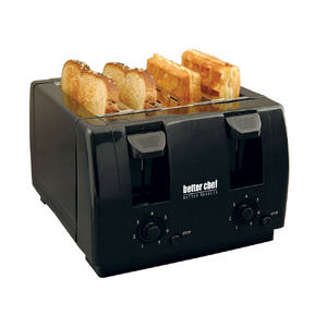 Better IM-242B 4 Slice Dual-control Black Toaster,im-242b