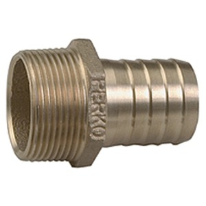 Perko 0076DP7PLB 1-1-4 Pipe To Hose Adapter Straight Bronze Made In Th