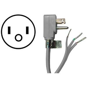Certified 15-0344 (r) 15-0344 15-amp 90deg -plug Appliance Power Cord,
