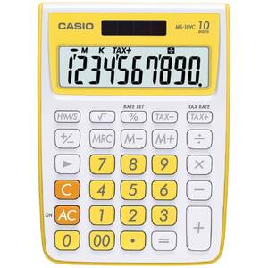 Casio MS-10VC-YW (r) Ms-10vc-yw 10-digit Calculator (yellow)