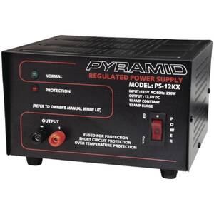 Pyramid PS12KX (r) Car Audio  Power Supply (250 Watts Input, 10 Amp Co