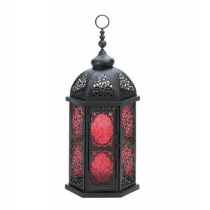 Gallery 10015682 Tall Moroccan Style Candle Lantern