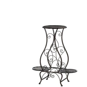Summerfield 10015848 Hourglass Iron Plant Stand For Three Plants