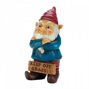 Summerfield 10018337 Keep Off Grass Grumpy Gnome