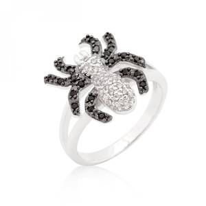 Icon J9174 Cubic Zirconia Spider Fashion Ring (size: 05) R08285t-c03-0