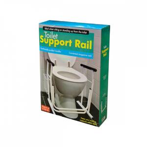 Bulk KL16027 Toilet Support Rail With Magazine Rack Ol370