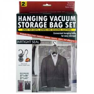 Bulk KL18108 Hanging Vacuum Storage Bag Set Os387