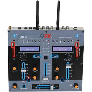 Qfx RA44407 2-channel Mx-3 Professional Mixer Mx3