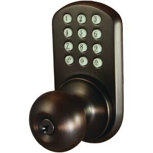 Morning RA9844 Inc Touchpad Electronic Doorknob (oil Rubbed Bronze) Mi