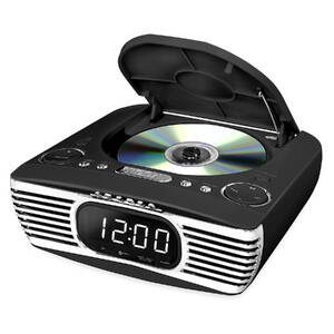 Innovative INN-V50-250-BLK Bluetooth Bedside Stereo- Cd- Fm- Black