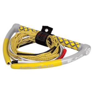 Airhead AHWR-12BL Bling Spectra Wakeboard Rope - 75 5-section - Yellow