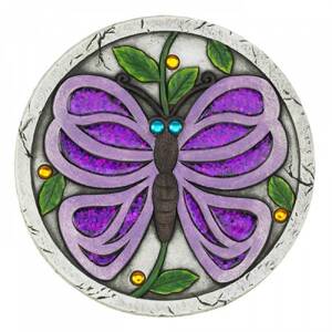 Summerfield 10018538 Purple Butterfly Garden Stepping Stone