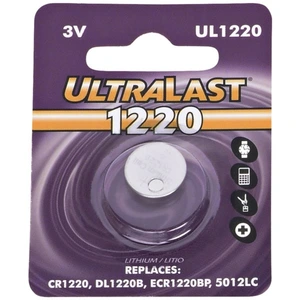 Ultralast UL1220 (r)   Cr1220 Lithium Coin Cell Battery