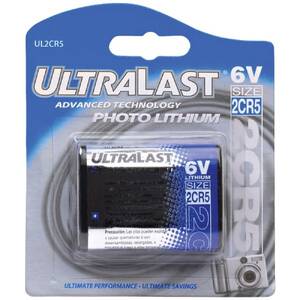Ultralast UL2CR5 (r)   6-volt Cr5 Lithium Photo Battery