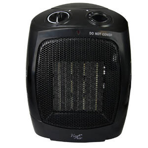 Vie VA-603A 1500w Portable 2-settings Office Black Ceramic Heater With