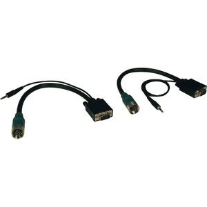Tripp EZA-VGAAM-2 , Easy Pull Type A Connectors, Mm Set Of Vga With Au