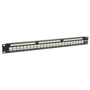 Tripp N250-024-LP , Patch Panel, 24-port Cat6cat5, Low Profile Feed Th
