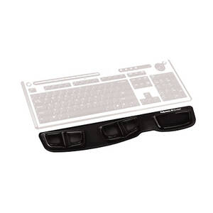 Fellowes 9183201 Keyboard Palm Support Wmicroban - Black