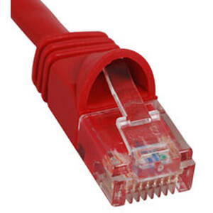 Cablesys ICC-ICPCSJ01RD Patch Cord- Cat 5e- Molded Boot- 1' Rd