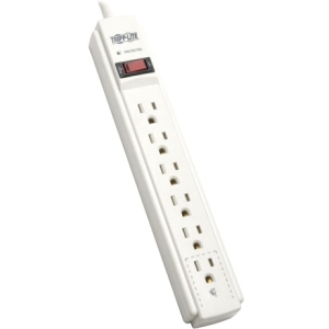 Tripp TLP606TAA , Surge Protector Strip, 6 Outlet, 6ft Cord, 790 Joule