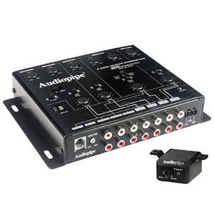 Audiopipe XV4V15 4 Way Crossover 6 Ch. Input 8 Ch. Output