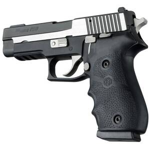 Hogue 20000 Sig Sauer P220 American Rubber W Finger Grooves Black