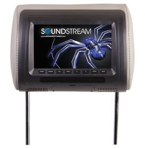 Soundstream VH70CC Universal Headrest W 7 Lcd 3 Color Changeable
