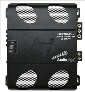 Audiopipe APHD3000DH2 Class D Full Range High Power Amplifier 1 Ohm