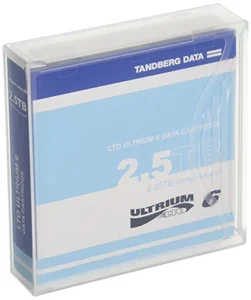 Overland 434021 Tandberg Lto-6 Data Cartridge, 2.56.25tb, Un-labeled W