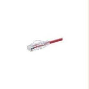 Unirise 10100 3 Foot Cat6 Snagless Clearfit Patch Cable Red - High Den
