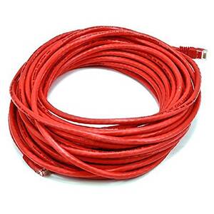 Monoprice 2160 Cat5e  Cable_ 50ft Red