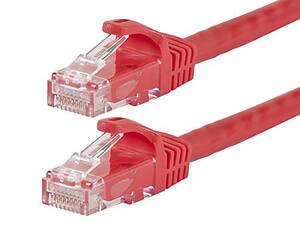 Monoprice 11371 Cat5e Utp Network Cable_ 75ft Red
