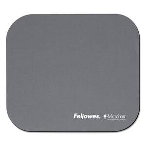 Fellowes 5934001 Microbanreg; Mouse Pad - Graphite - 8 X 9 X 0.13 Dime